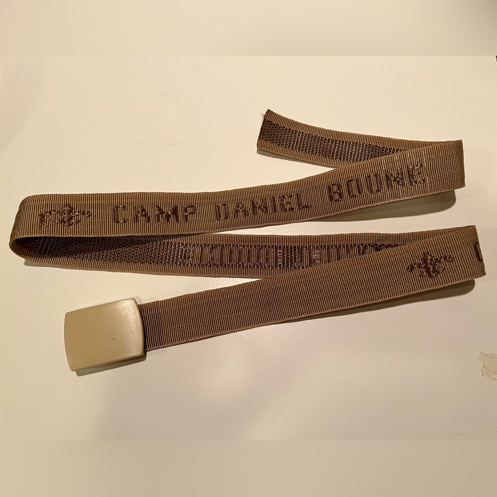 MEN’S BOY SCOUTS OF AMERICA CAMP DANIEL BOONE NYLON WEB BELT.